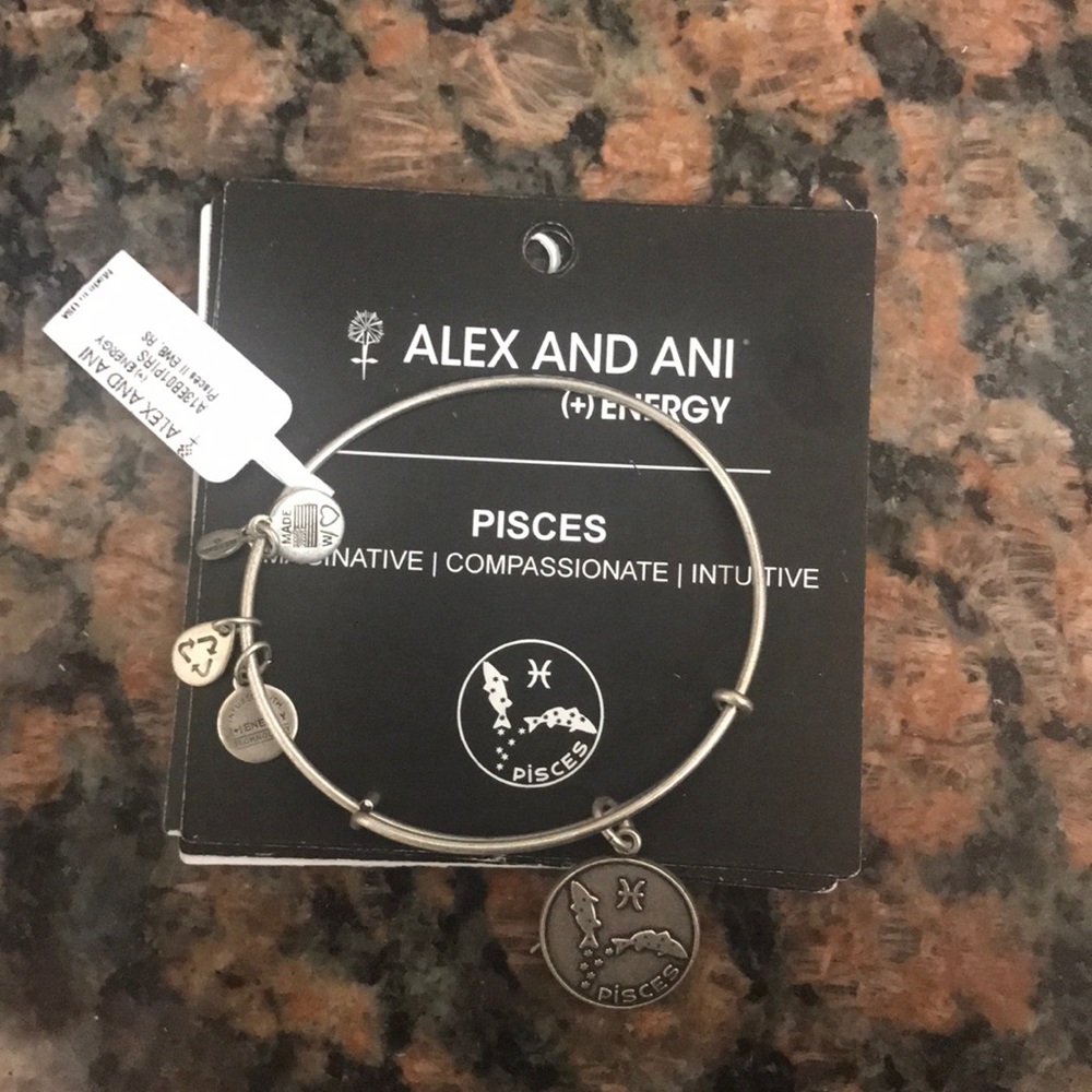 Alex and Ani Pisces Silver bracelet
